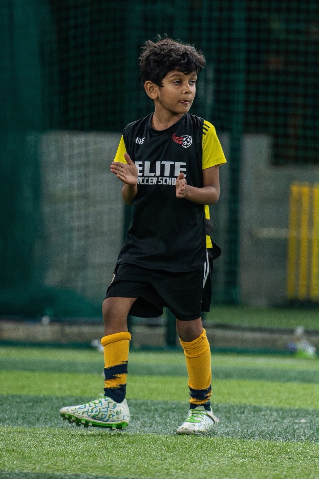 ESSB players in action during a school match