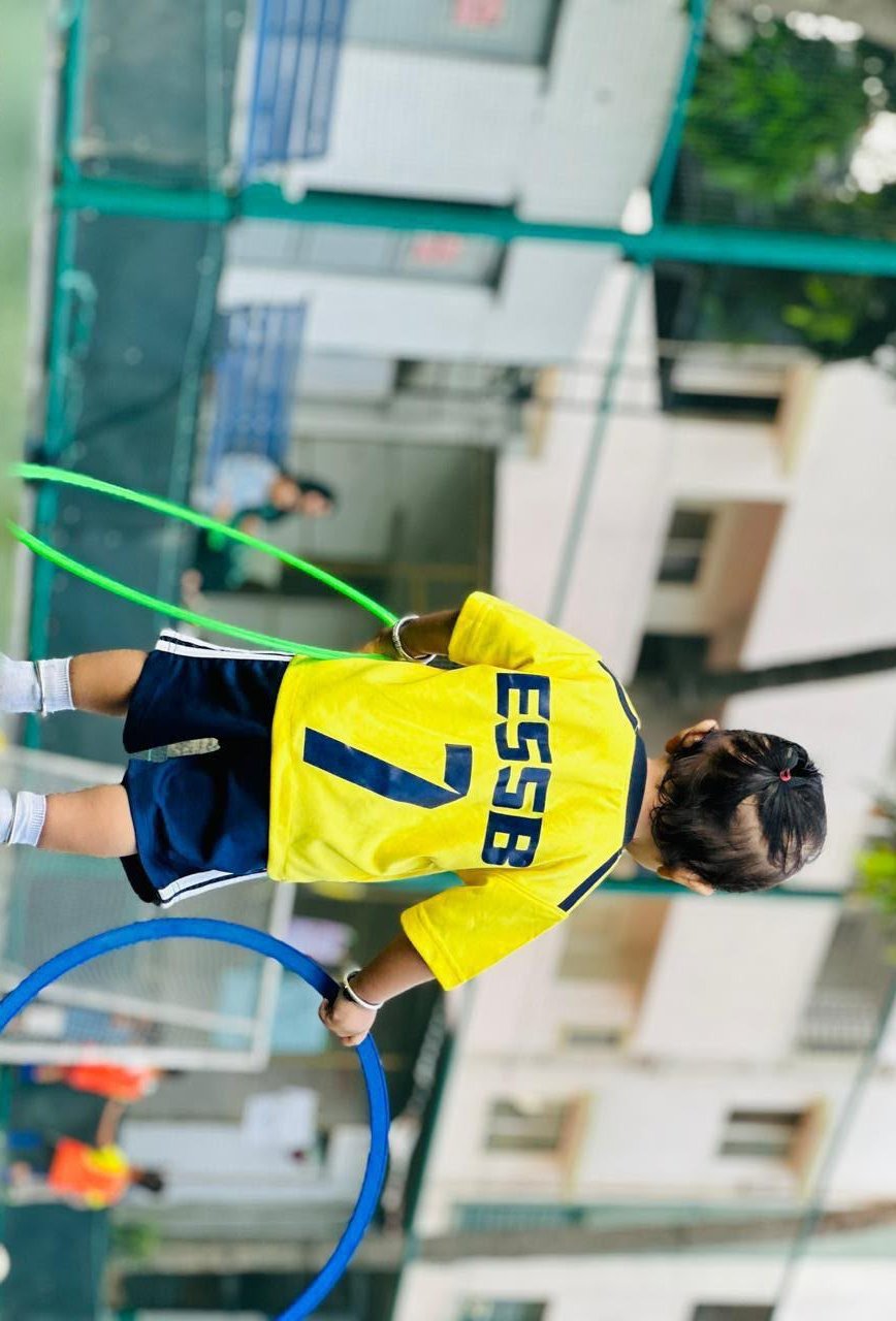 ESSB players in action during a school match