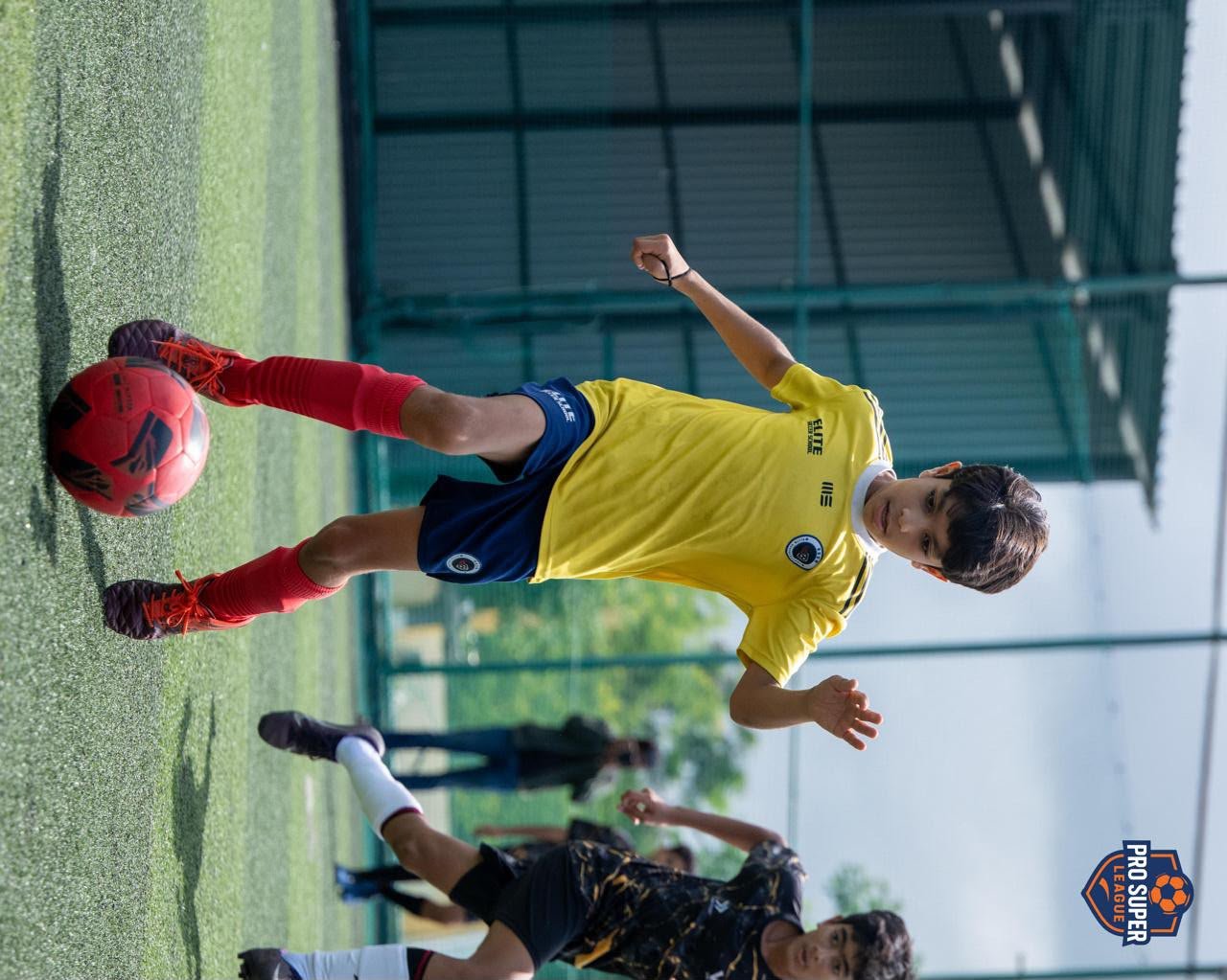 ESSB players in action during a school match