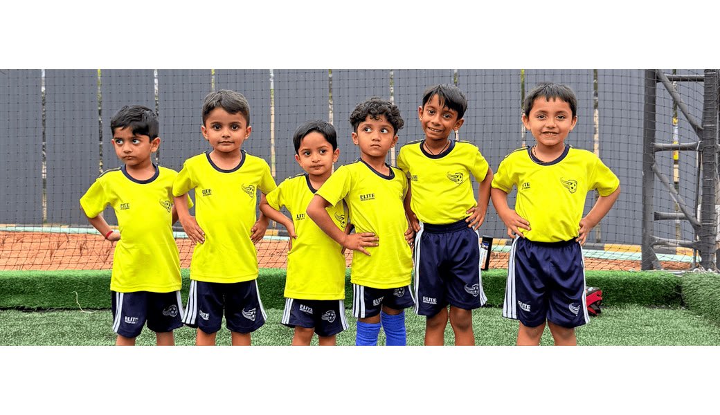 ESSB junior football players representing the academy network