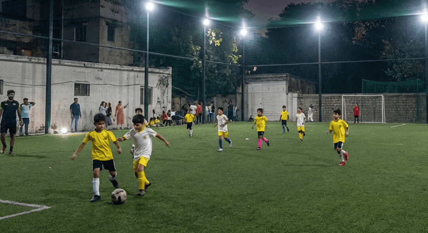 ESSB football training for kids